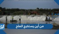 من أين يستخرج الملح