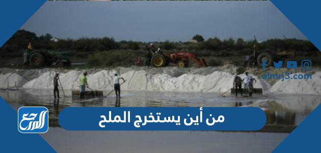 من أين يستخرج الملح
