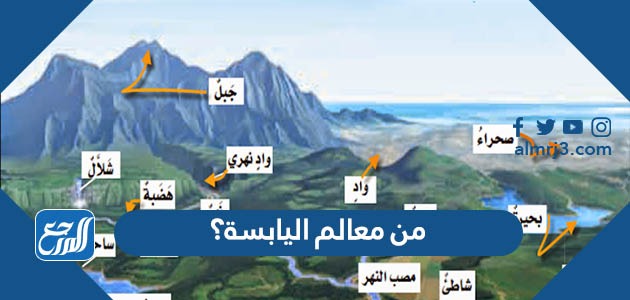 من معالم اليابسة؟