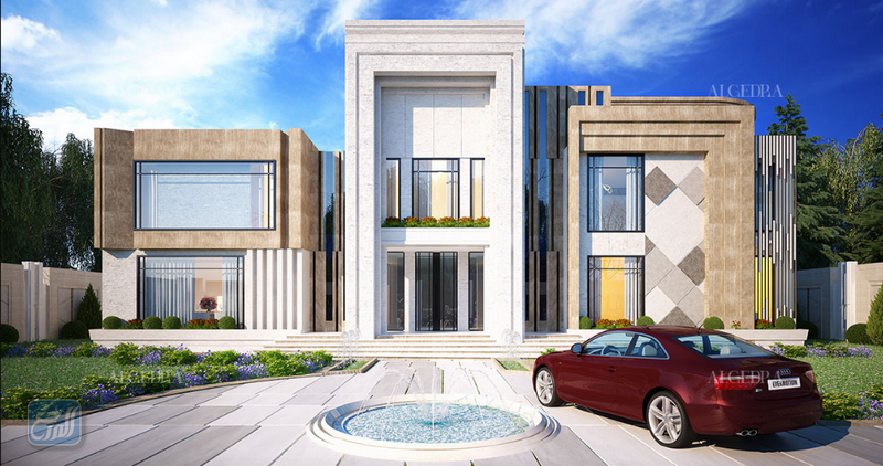 واجهات فلل حديثة في الامارات 2022