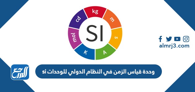وحدة قياس الزمن في النظام الدولي للوحدات si
