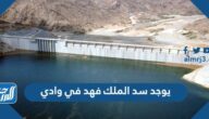 يوجد سد الملك فهد في وادي