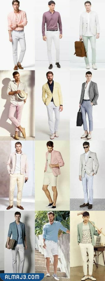 قواعد تنسيق لون ملابس الرجل