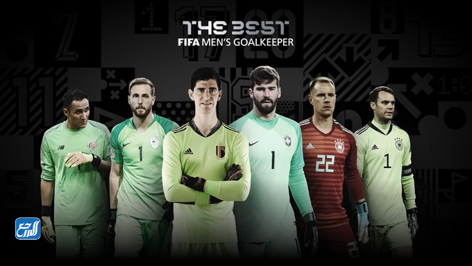 أسماء المرشحين لأفضل حارس مرمى في العالم 2021.