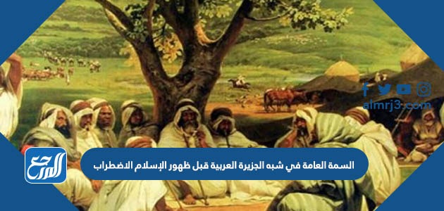 السمة العامة في شبه الجزيرة العربية قبل ظهور الإسلام الاضطراب