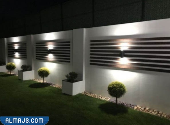 السور الخارجي المُصنع من الإضاءة