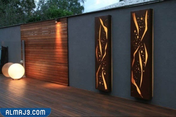 السور الخارجي المُصنع من الإضاءة