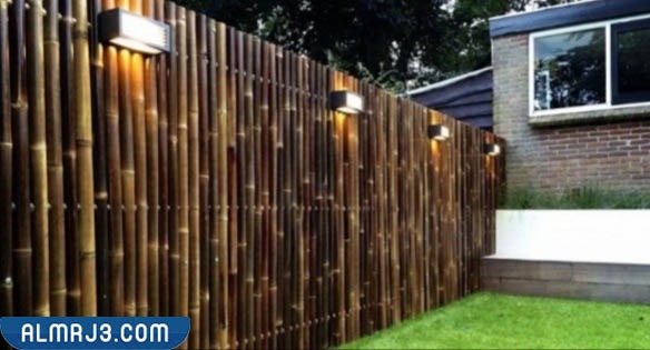 السور الخارجي المُصنع من الخيرزان البامبو