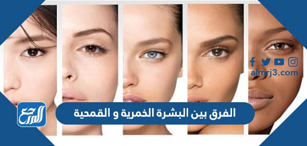 الفرق بين البشرة الخمرية و القمحية