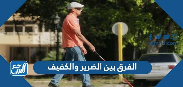 الفرق بين الضرير والكفيف