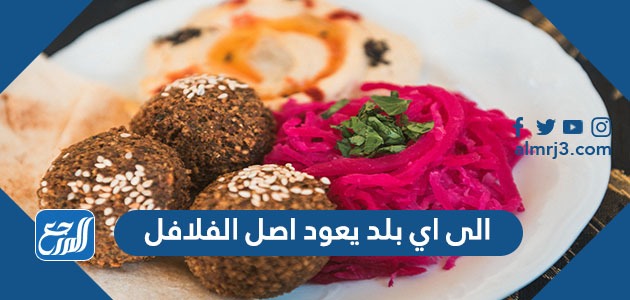 الى اي بلد يعود اصل الفلافل