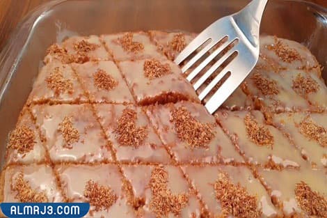 بسبوسة الحليب المحموس