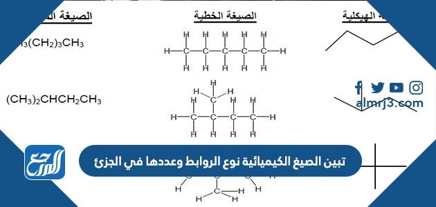 الكيمائية تبين الصيغ اختر الإجابة