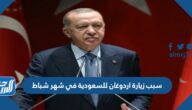 تفاصيل زيارة اردوغان للسعودية في شباط