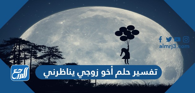 تفسير حلم أخو زوجي يناظرني