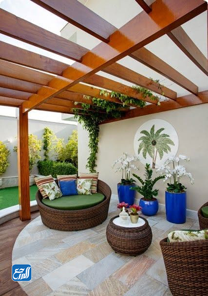 ديكورات حدائق منزلية صغيرة