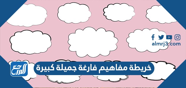 +50 خريطة مفاهيم فارغة جميلة كبيرة 2022