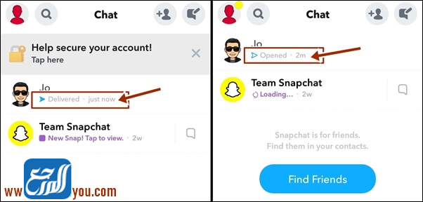 خطوات لمعرفة إذا كان الشخص متصل في السناب