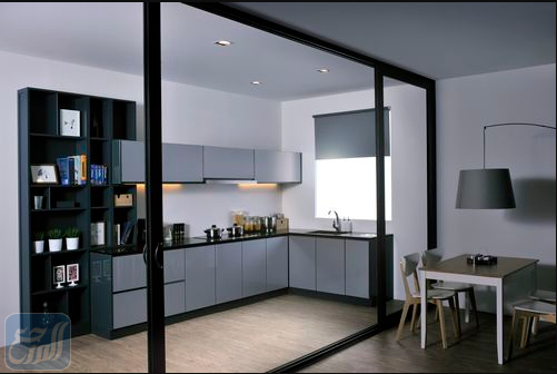 ديكورات مطابخ المنيوم مفتوحة مودرن