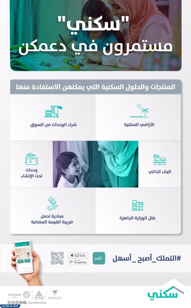 شروط الدعم السكني للنساء