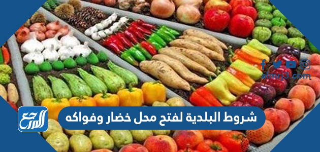 شروط البلدية لفتح محل خضار وفواكه في السعودية 1443
