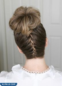 ضفيرة فرنسية في كعكة