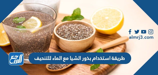 طريقة استخدام بذورالشيا مع الماء للتنحيف