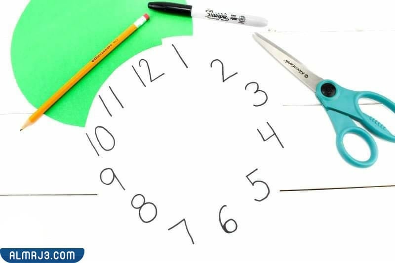 طريقة عمل ساعه بالورق تعليمية
