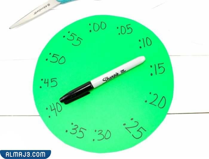 طريقة عمل ساعه بالورق تعليمية