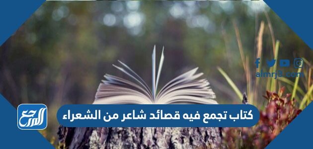 كتاب تجمع فيه قصائد شاعر من الشعراء