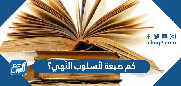 كم صيغة لأسلوب النّهي؟