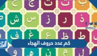 كم عدد حروف الهجاء