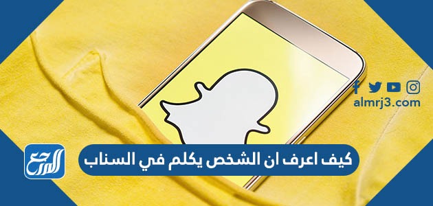 كيف اعرف ان الشخص يكلم في السناب