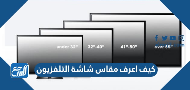كيف اعرف مقاس شاشة التلفزيون