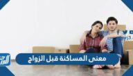 ما معنى المساكنة قبل الزواج