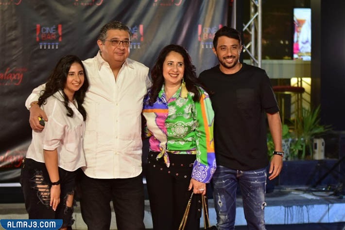 ماجد الكدواني وزوجته واولاده