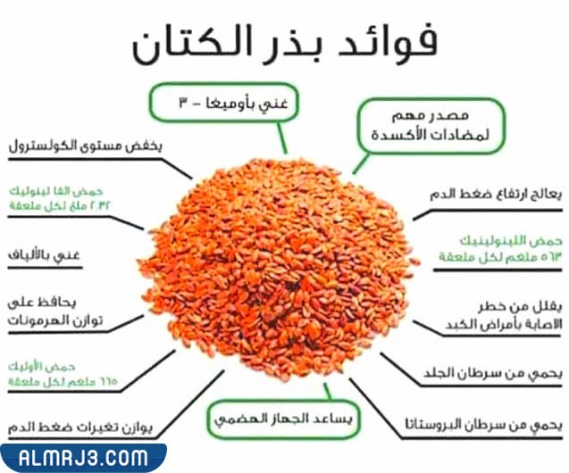 ما هي فوائد الأخرى لبذور الكتان