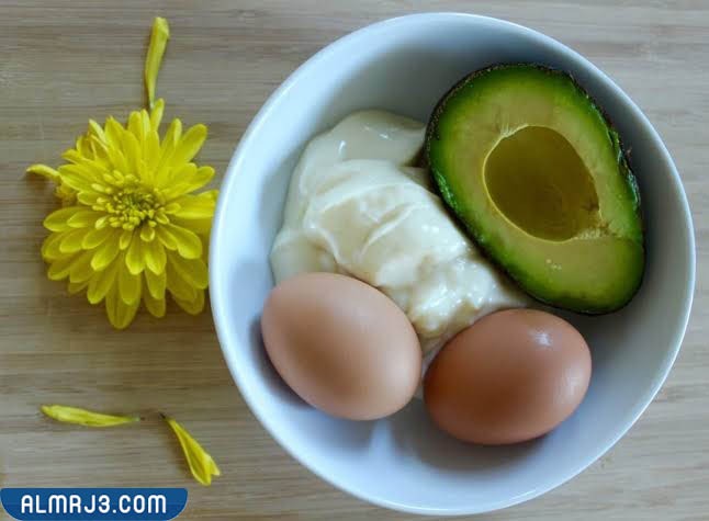 ماسك البيض للشعر التالف