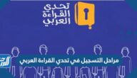 مراحل التسجيل في تحدي القراءة العربي 2025 مراحل التسجيل في تحدي القراءة العربي 2025