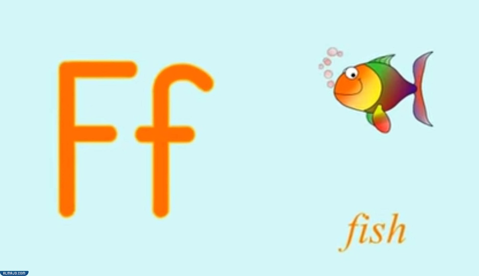 نطق حرف f بالانجليزي