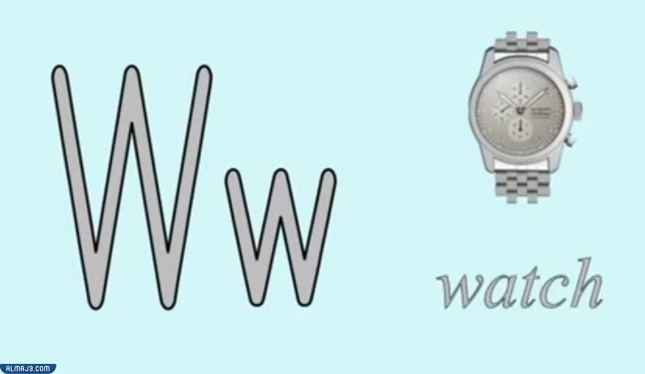 نطق حرف w بالانجليزي