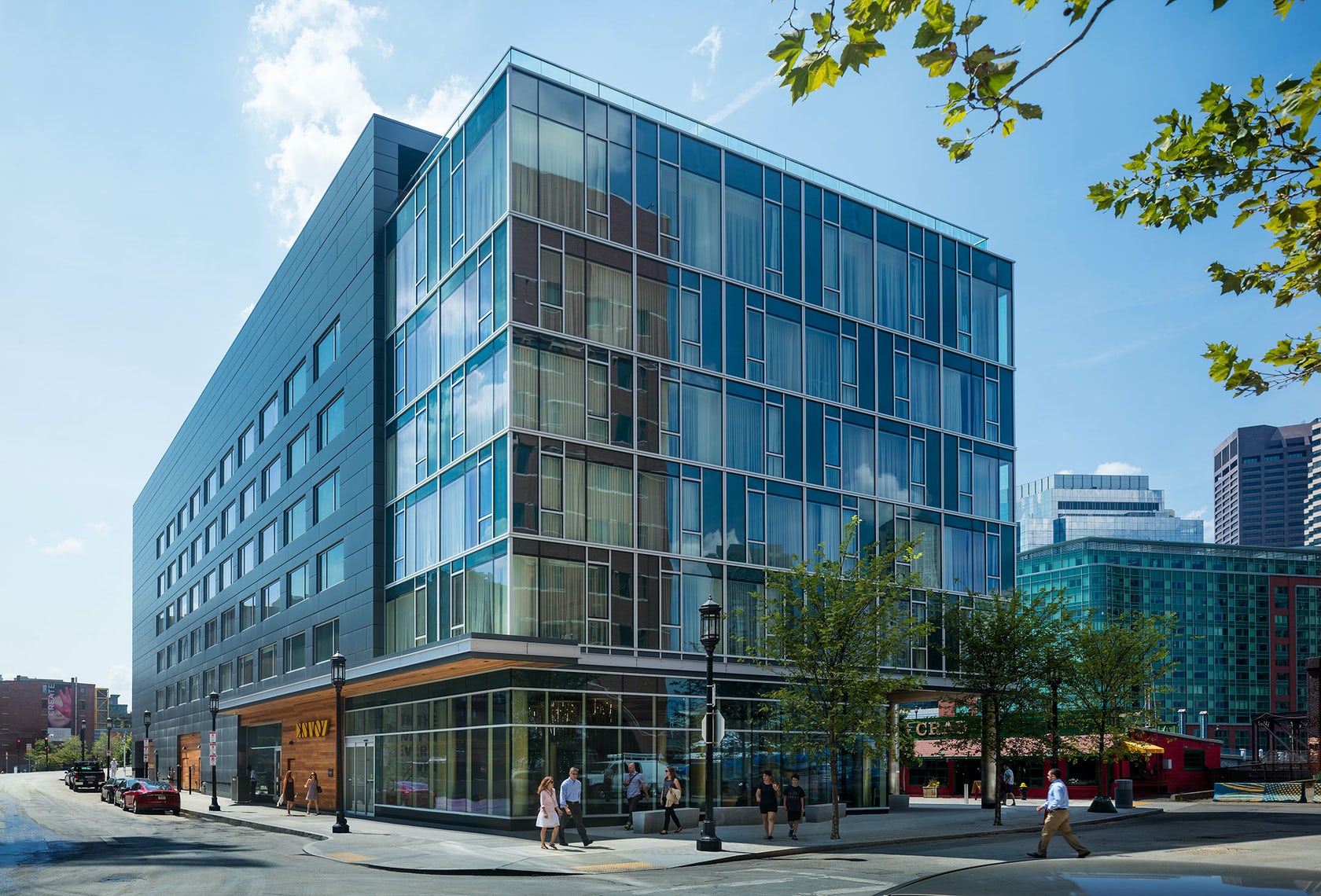 واجهات عمائر زجاج