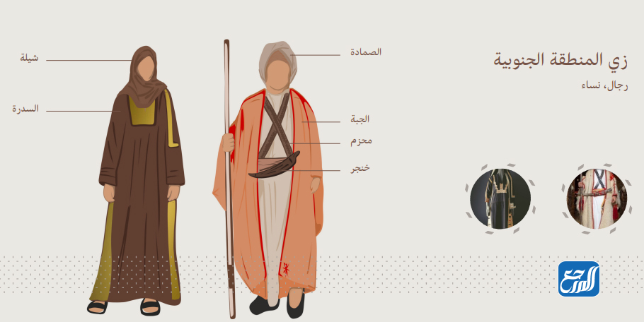 الزي المنطقة الجنوبية