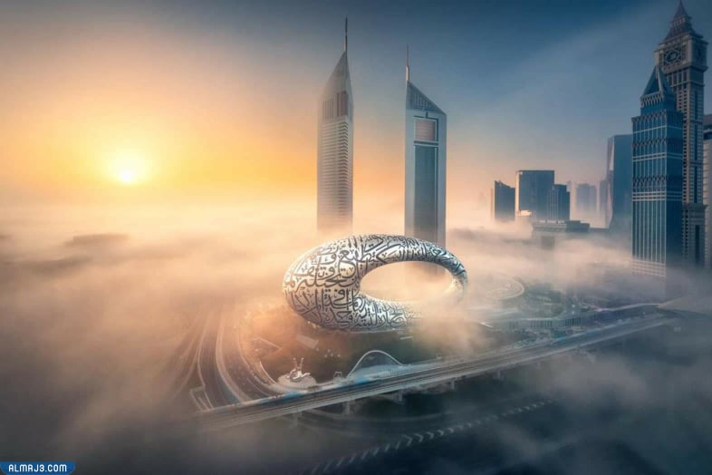 الواجهة الخارجية لمتحف المستقبل في دبي