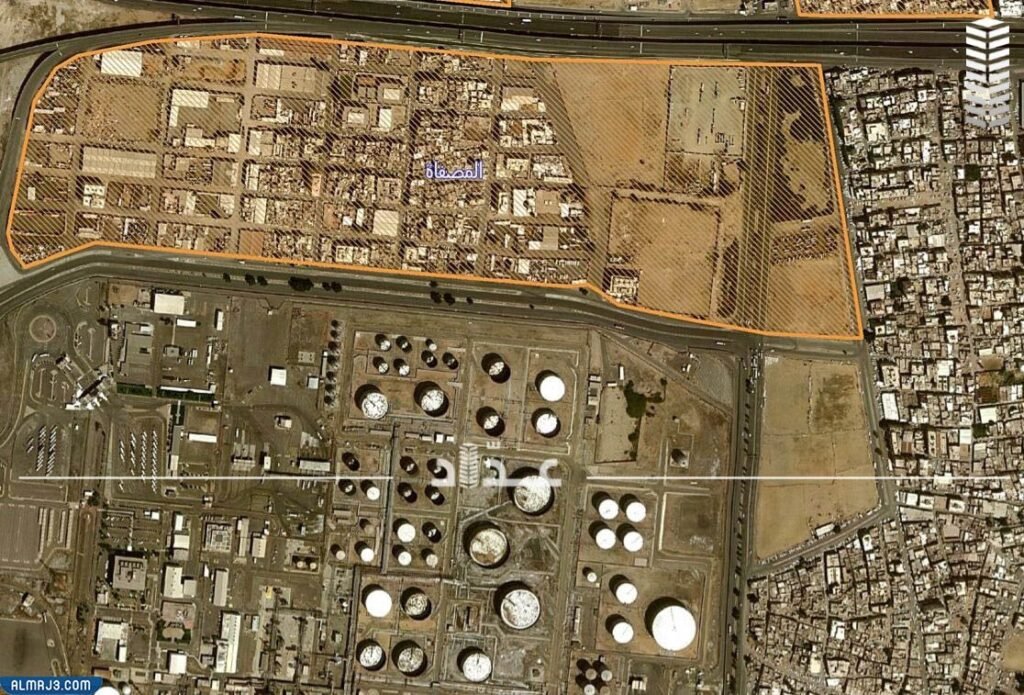 خريطة إزالة الأحياء العشوائية في جدة