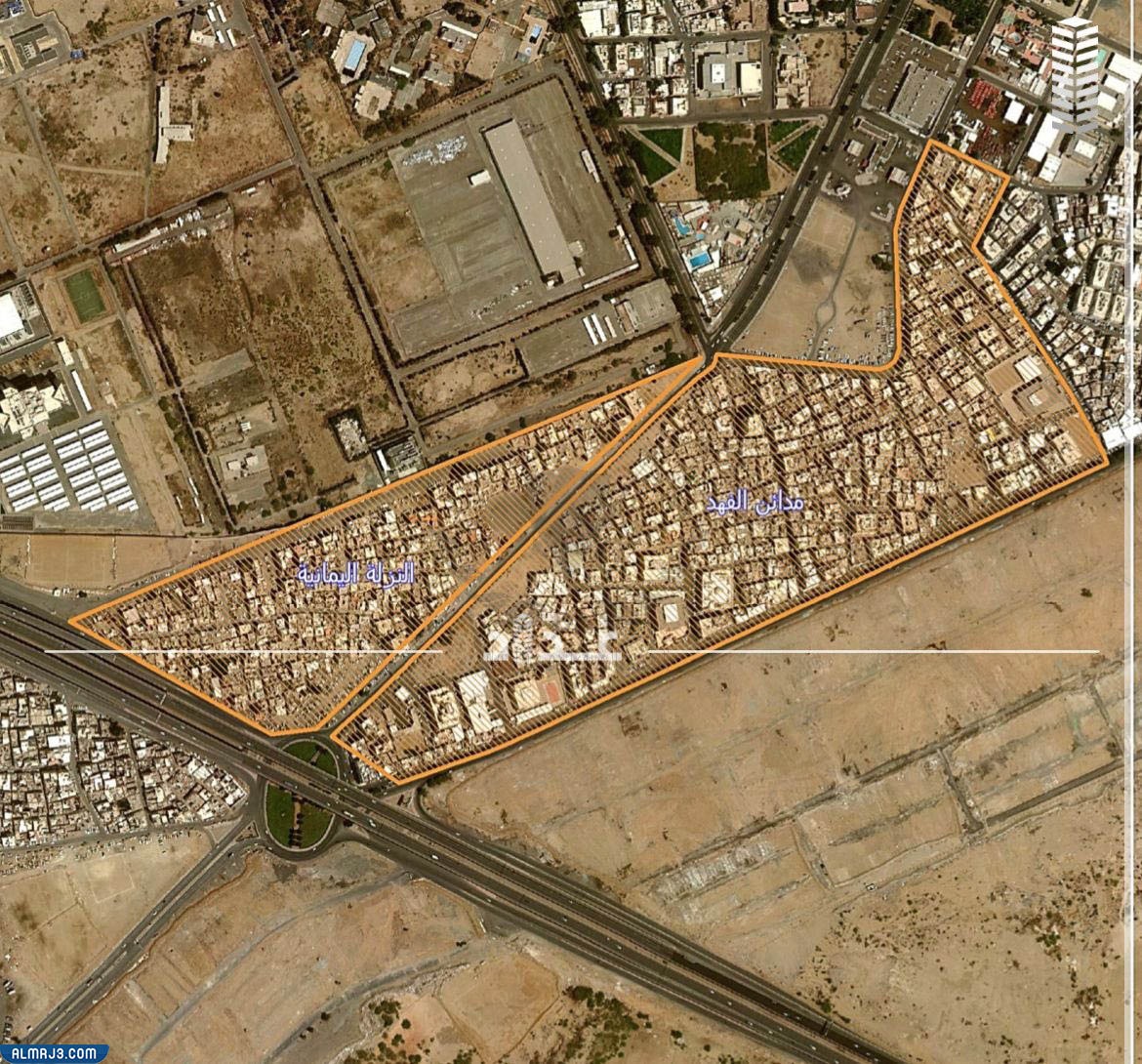 خريطة للأحياء الفقيرة المراد إزالتها 1