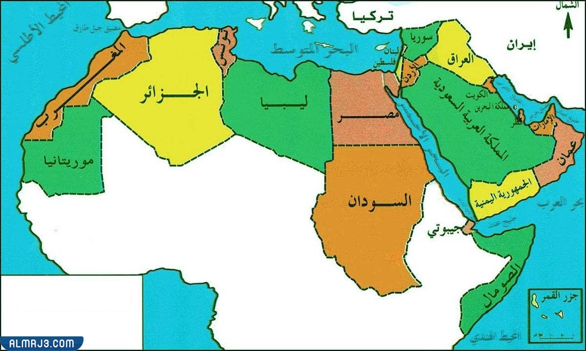 كم عدد الدول العربية في افريقيا وما هي اسمائها؟
