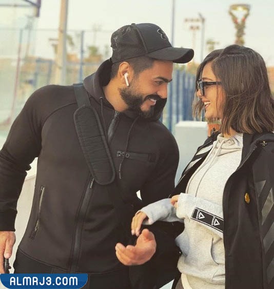 صور تامر حسني وبسمة بوسيل
