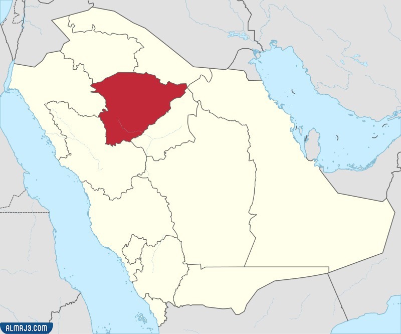 خريطة منطقة حائل