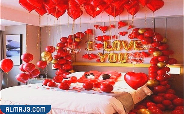 افكار لعيد الحب للمتزوجين تزيين غرفه النوم